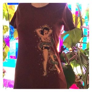 Vintage Lucky 13 girly T-shirt
